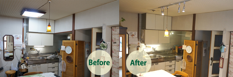 �H��̏�̌u������LED��