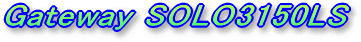Gateway SOLO3150LS LOGO