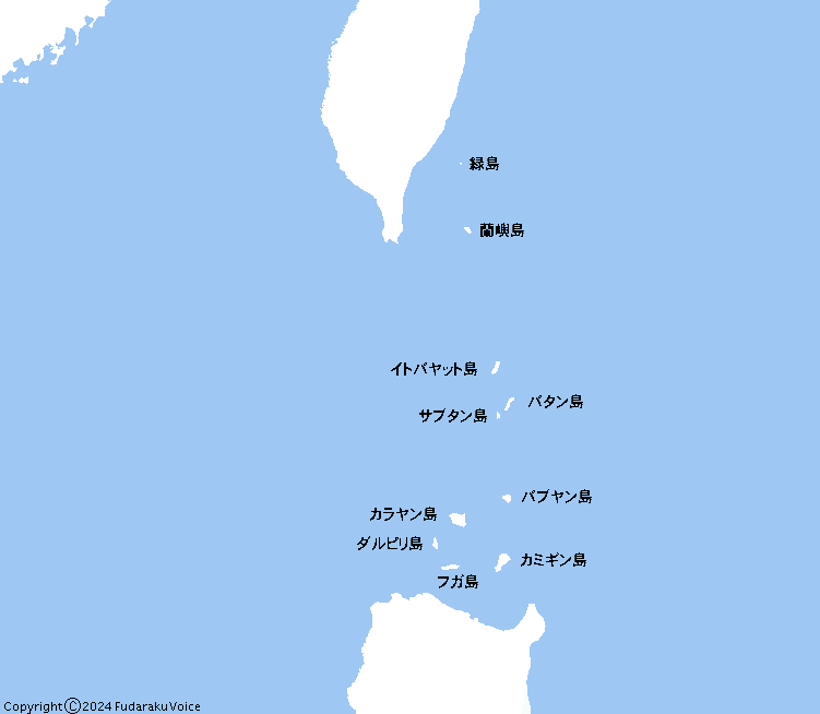 バタン諸島とバブヤン諸島