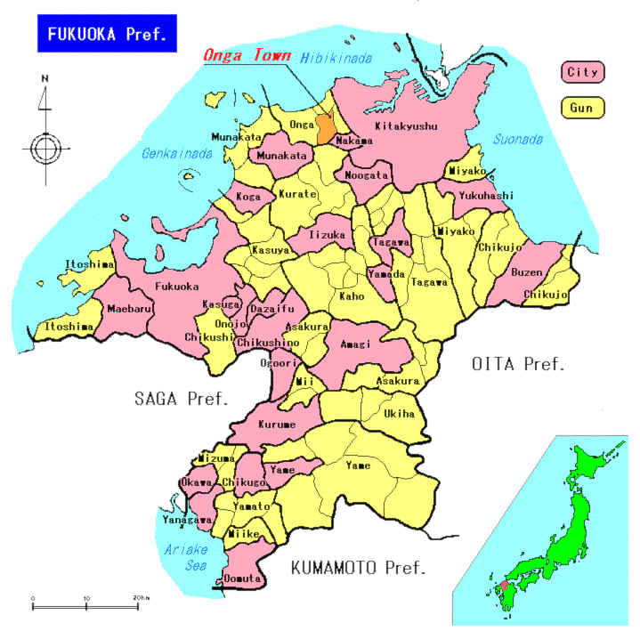 Map of FUKUOKA Pref.