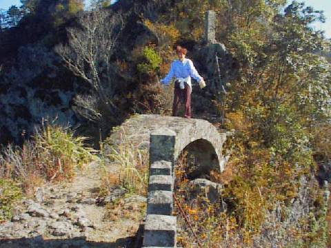 �������̏�ɗ���