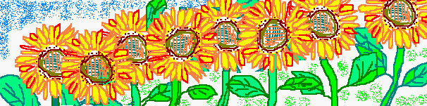 ヒマワリ：ヒマワリは夏にぴったりの花です。