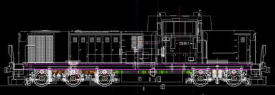 5インチゲージDE10形ディーゼル機関車