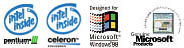 Intel,MS Logo