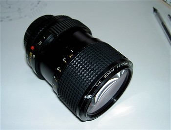 ミノルタレンズの分解と修理