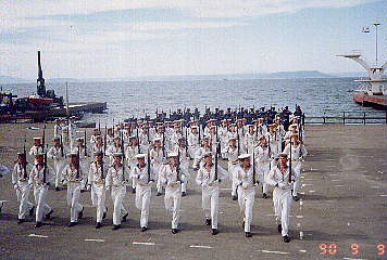 ロシア海軍の歓迎レセプション 1990.9