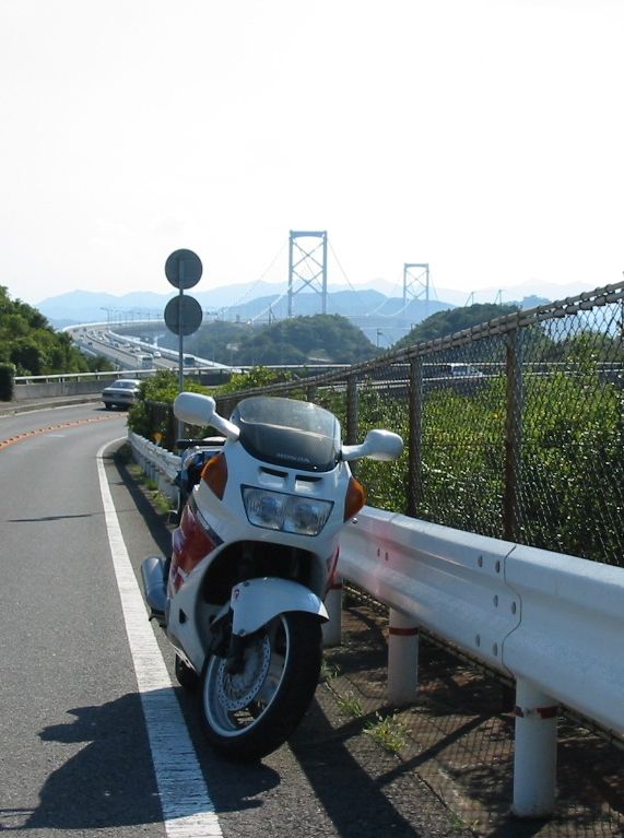 後ろにとおっているのが鳴門大橋