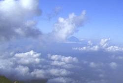 赤岳から見た富士山