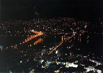 釜山タワー　夜景