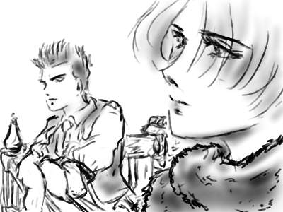 �x�����_�ł̓�l