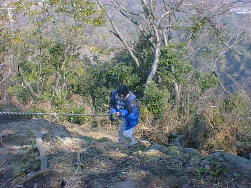 はやく登ってこ〜い♪