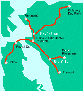 サンフランシスコの鉄道