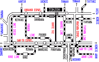 Traffic Map of Tohjoh