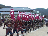 Warriors parade of 'OTOHRI'