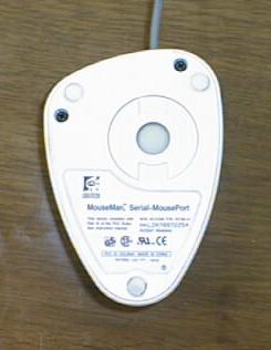 MouseMan 3 button mouse photo upside down