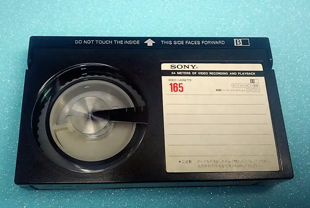 古いビデオテープ