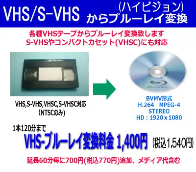 VHS→BD変換